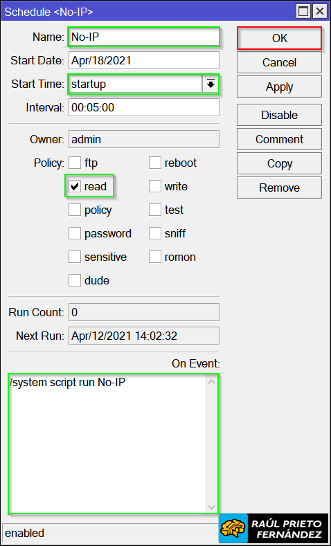 MikroTik No-IP