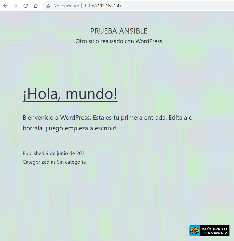 Desplegar Wordpress con Ansible