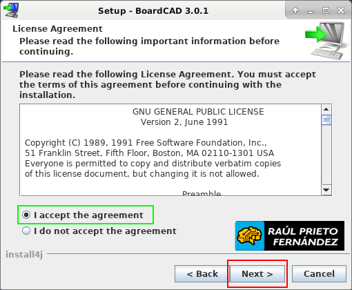 BoardCad y GNU/Linux