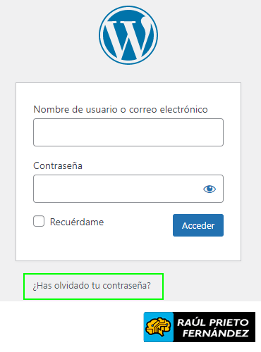 Password Wordpress