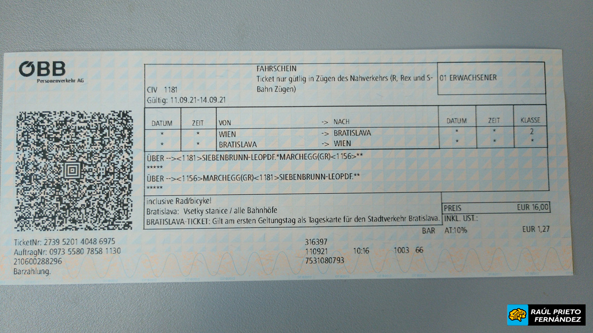 Cómo ir de Viena a Bratislava