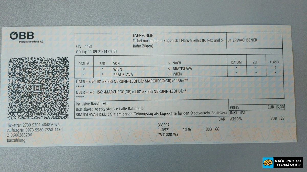Cómo ir de Viena a Bratislava