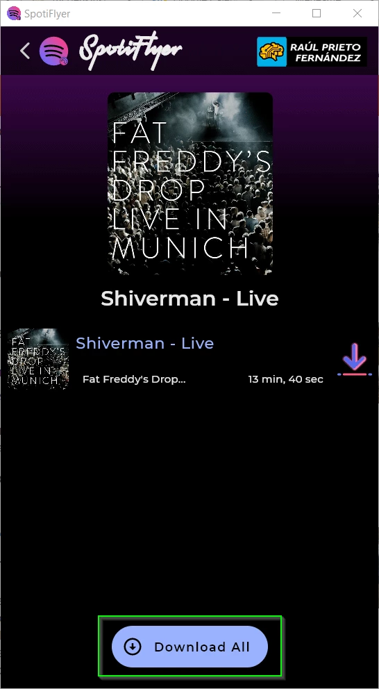 Descargar música Spotify con Spotiflyer
