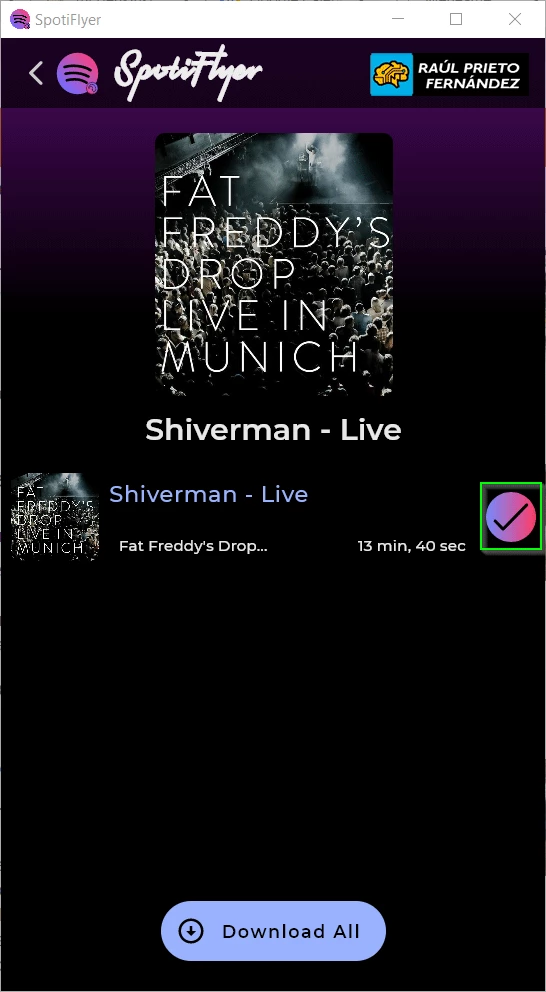 Descargar música Spotify con Spotiflyer
