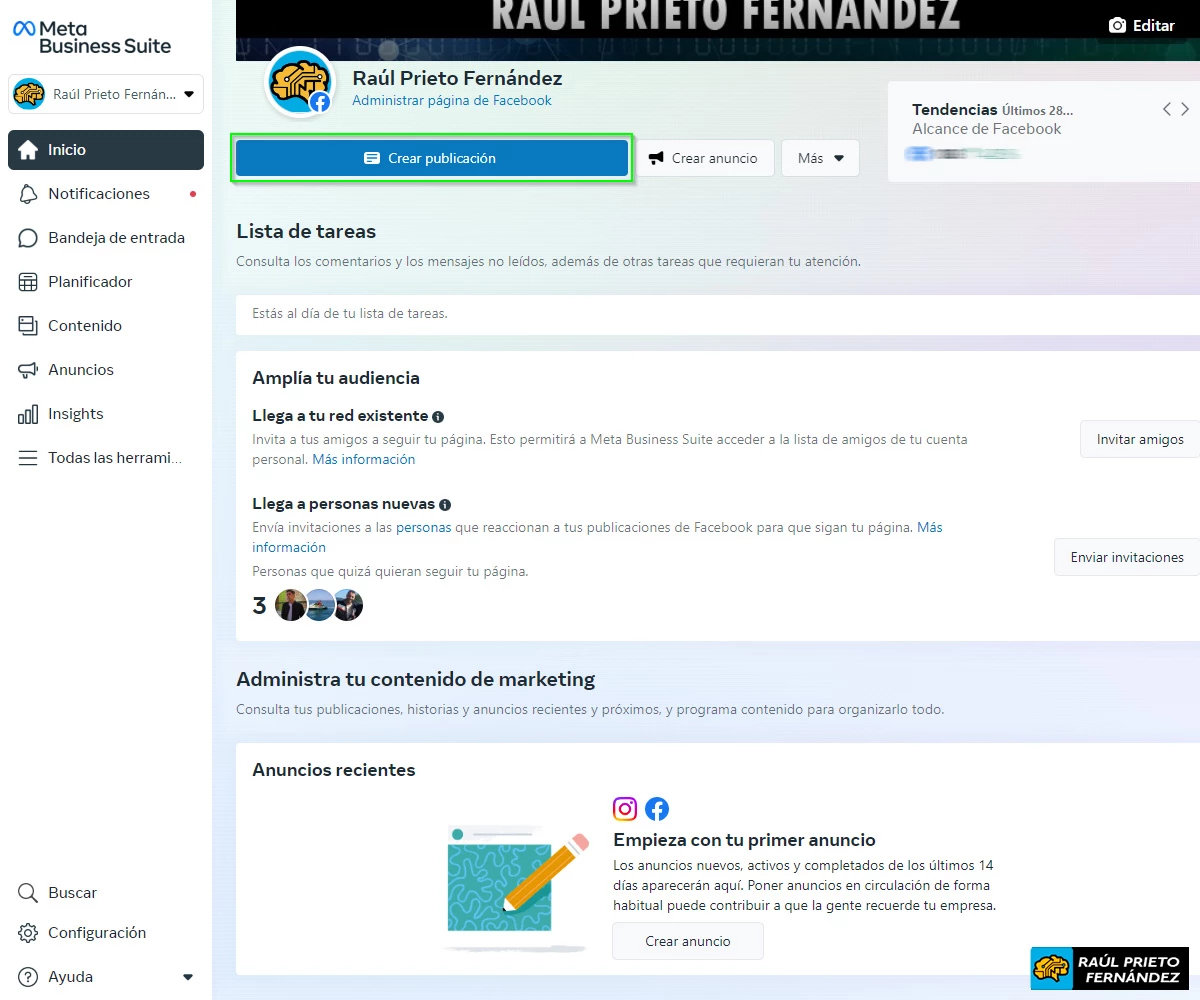Programar publicaciones Redes Sociales