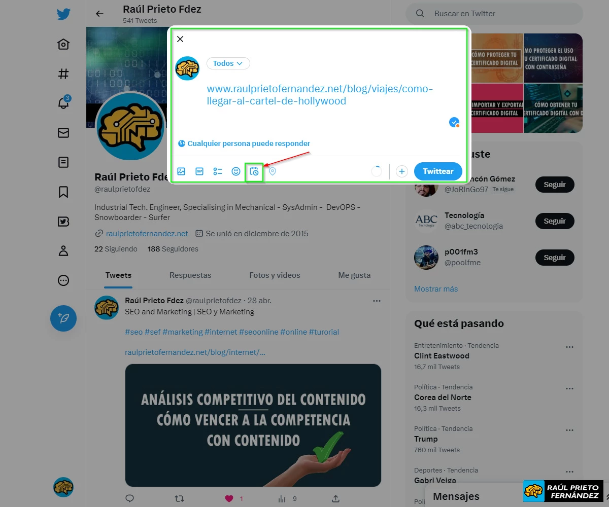 Programar publicaciones Redes Sociales