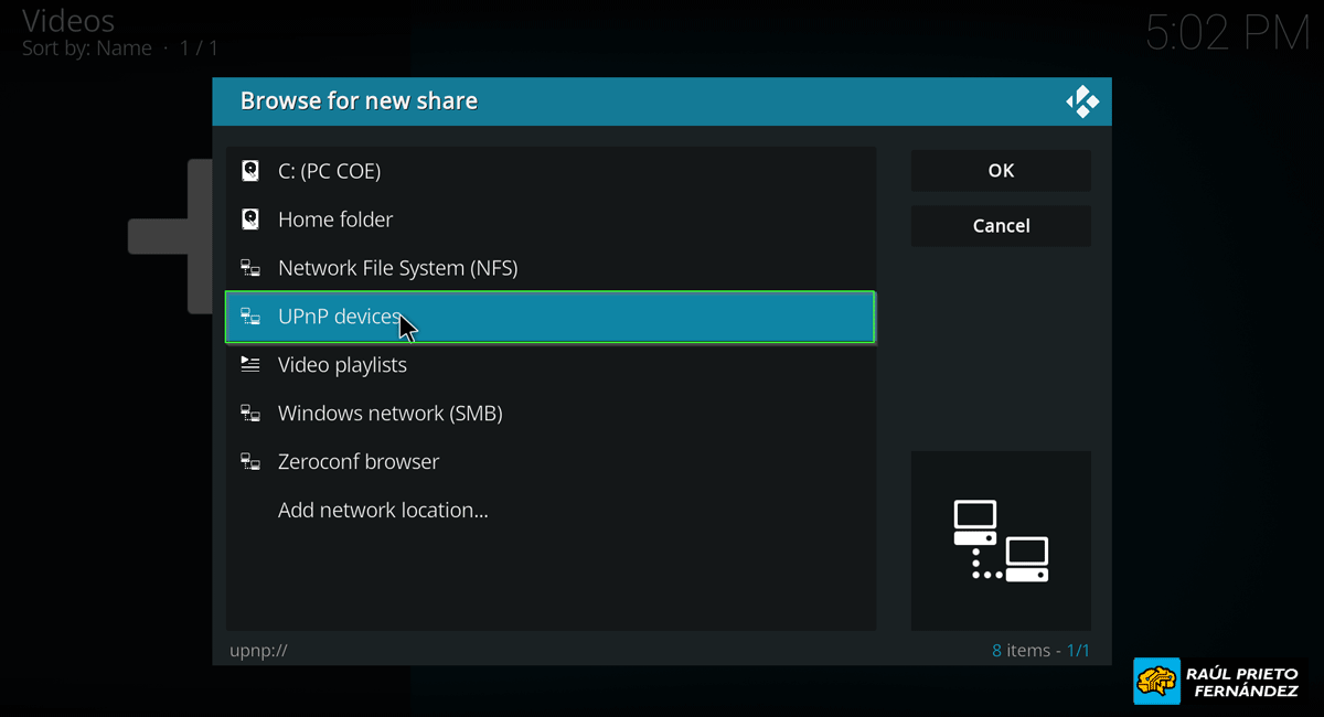 Servidor DLNA Raspberry Pi