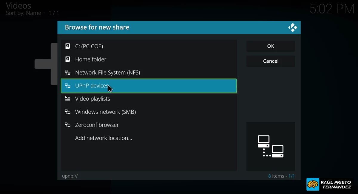 Servidor DLNA Raspberry Pi