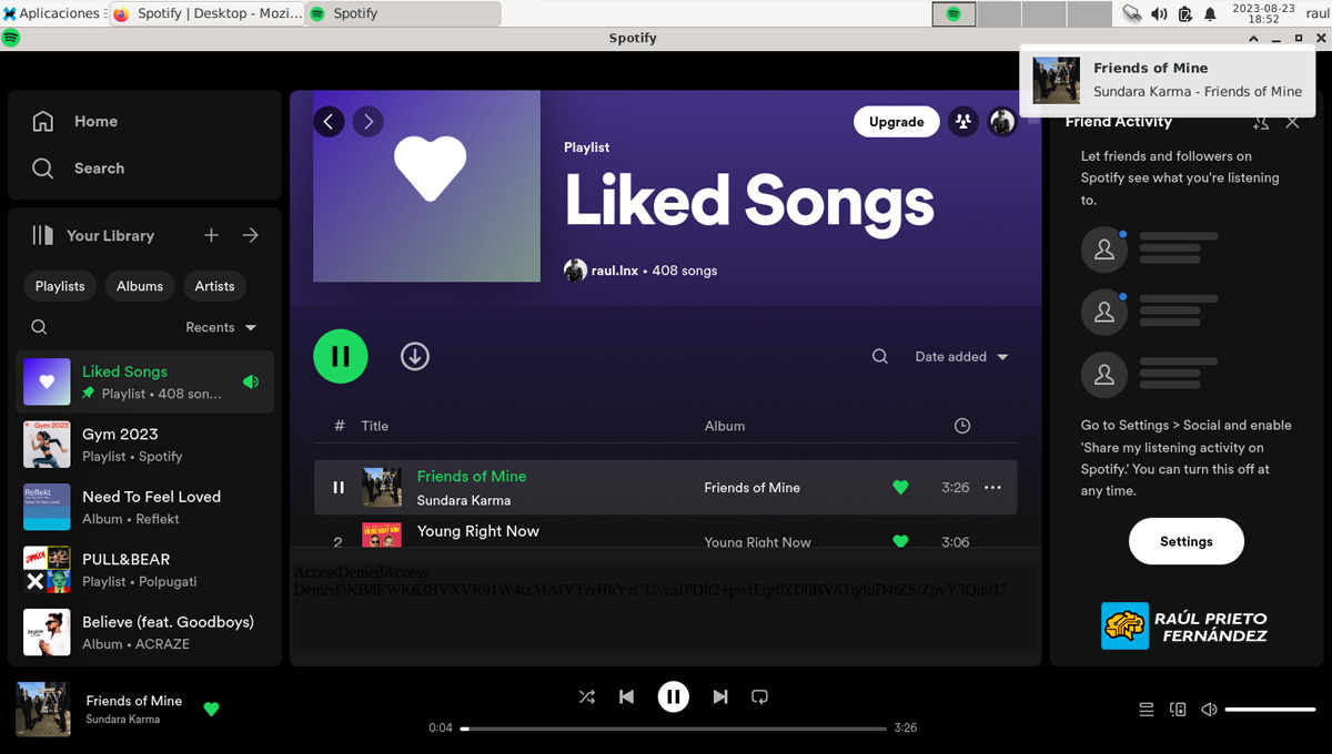 Instalar Spotify en GNU/Linux Debian