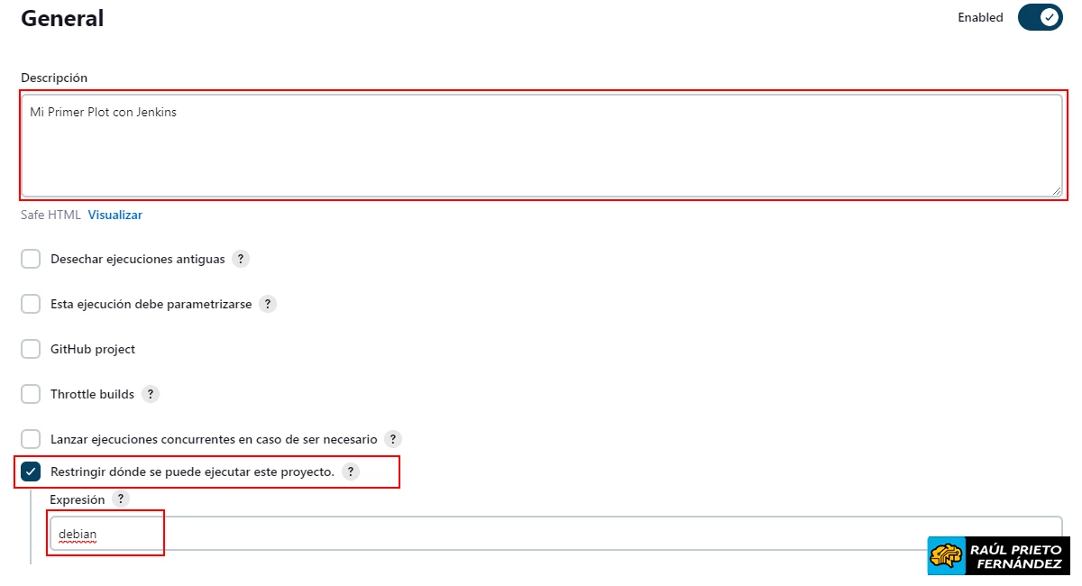 Gráficas en Jenkins