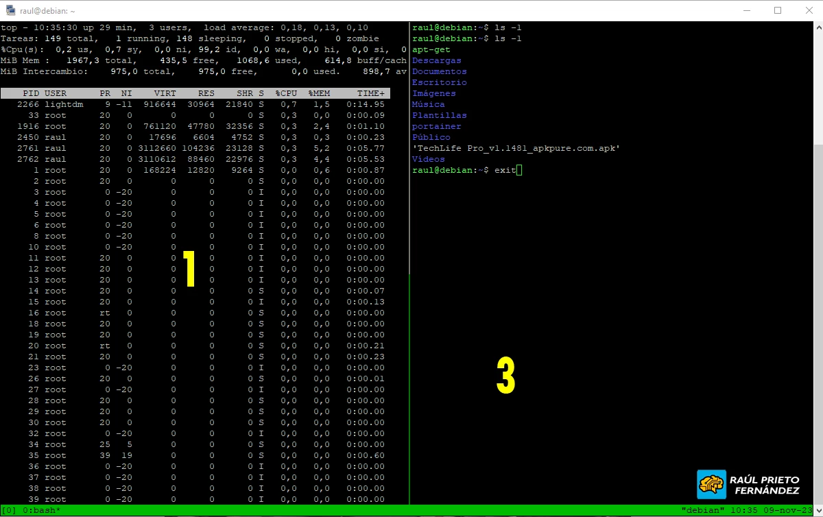 Tmux en GNU/Linux