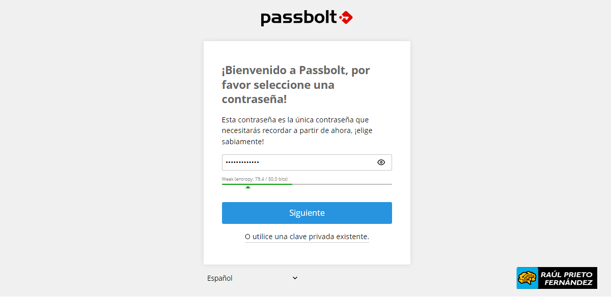 Instalar Passbolt