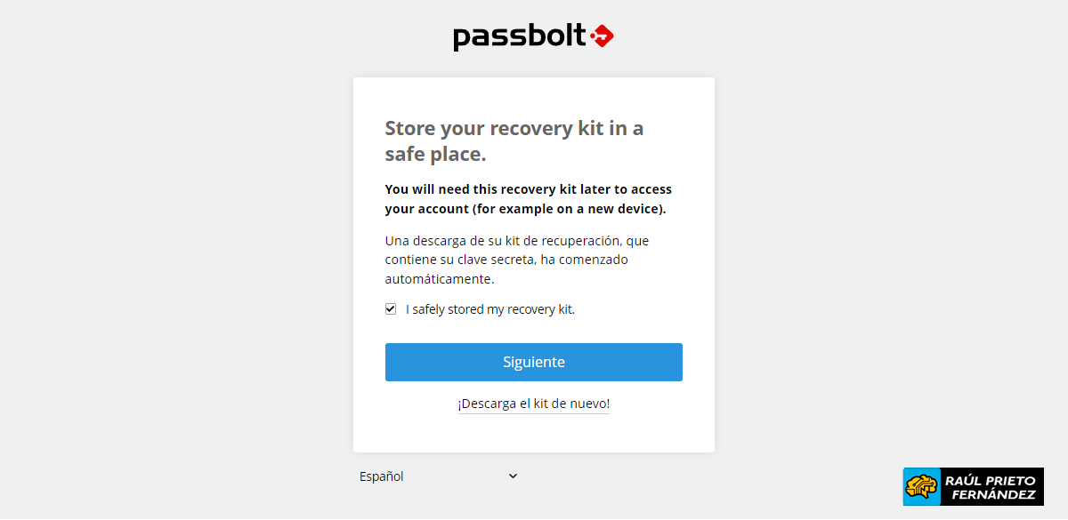 Instalar Passbolt