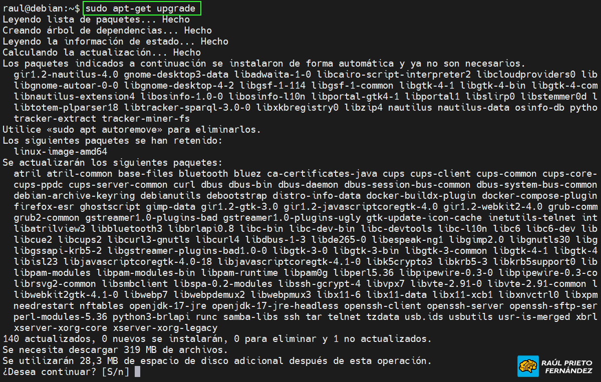 Cómo usar apt-get