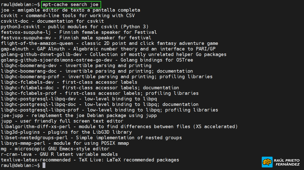 Cómo usar apt-get