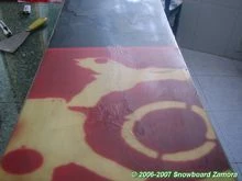 Encerar snowboard y esquis