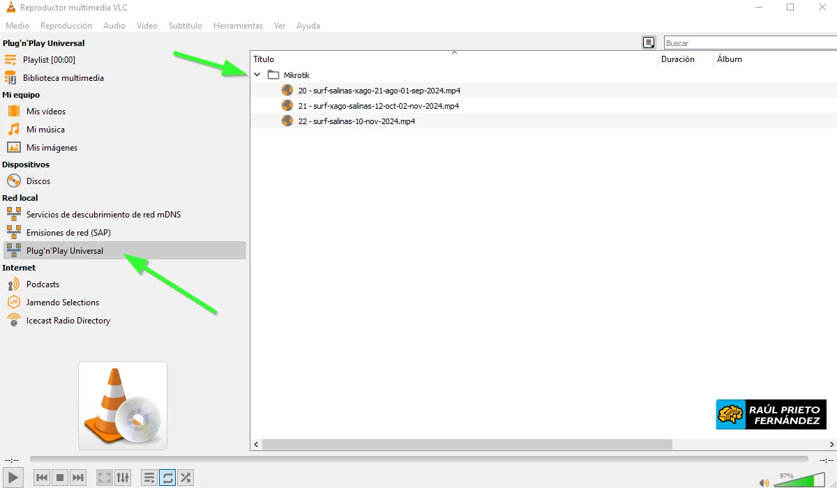 Configurar DLNA en MikroTik