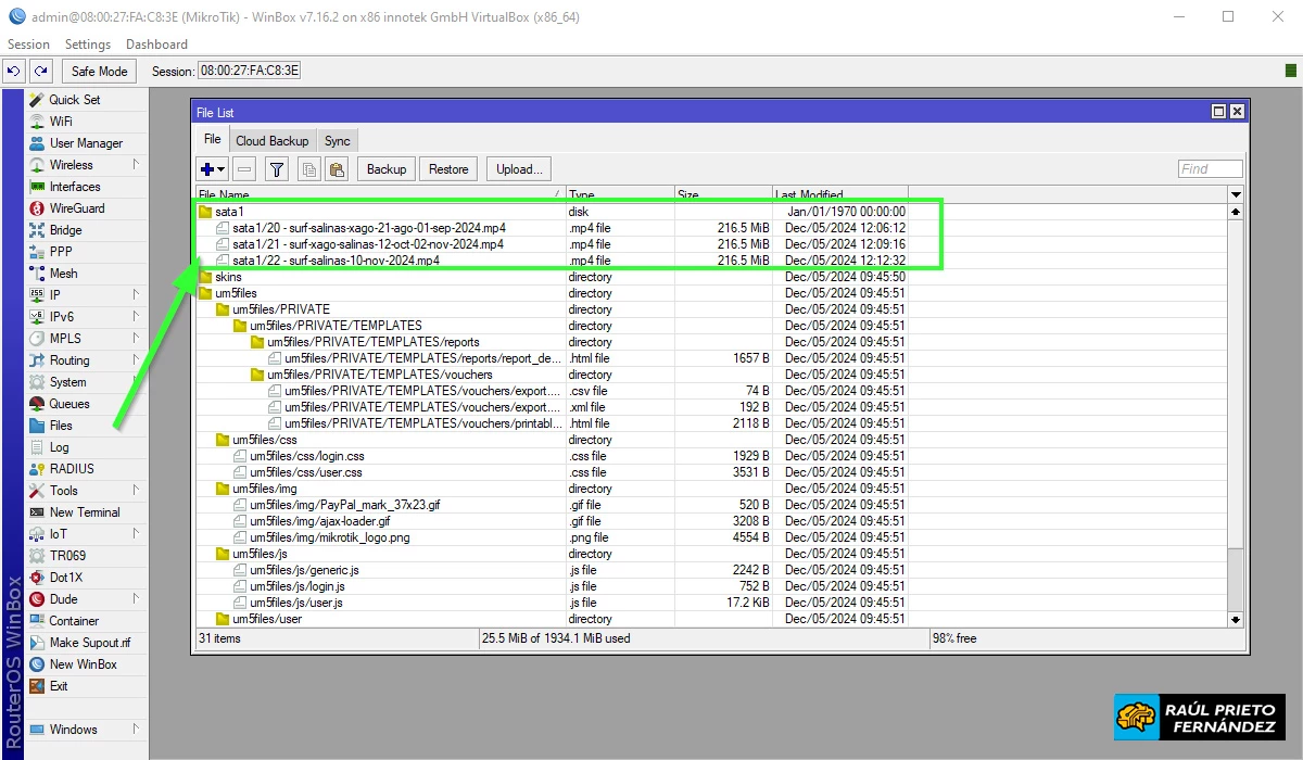 Configurar DLNA en MikroTik
