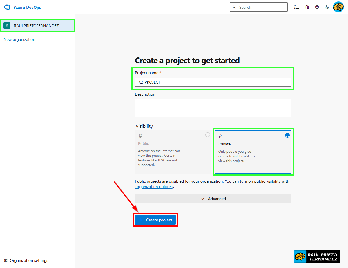 importar repositorio GitHub en Azure DevOps