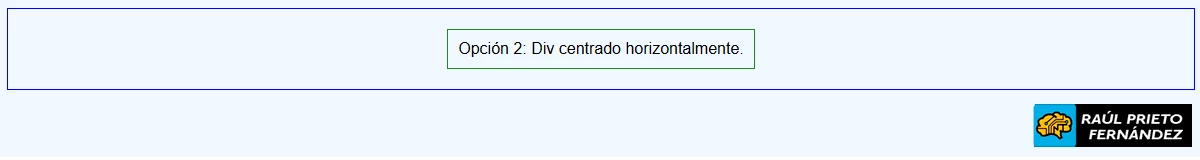 Centrar div horizontalmente