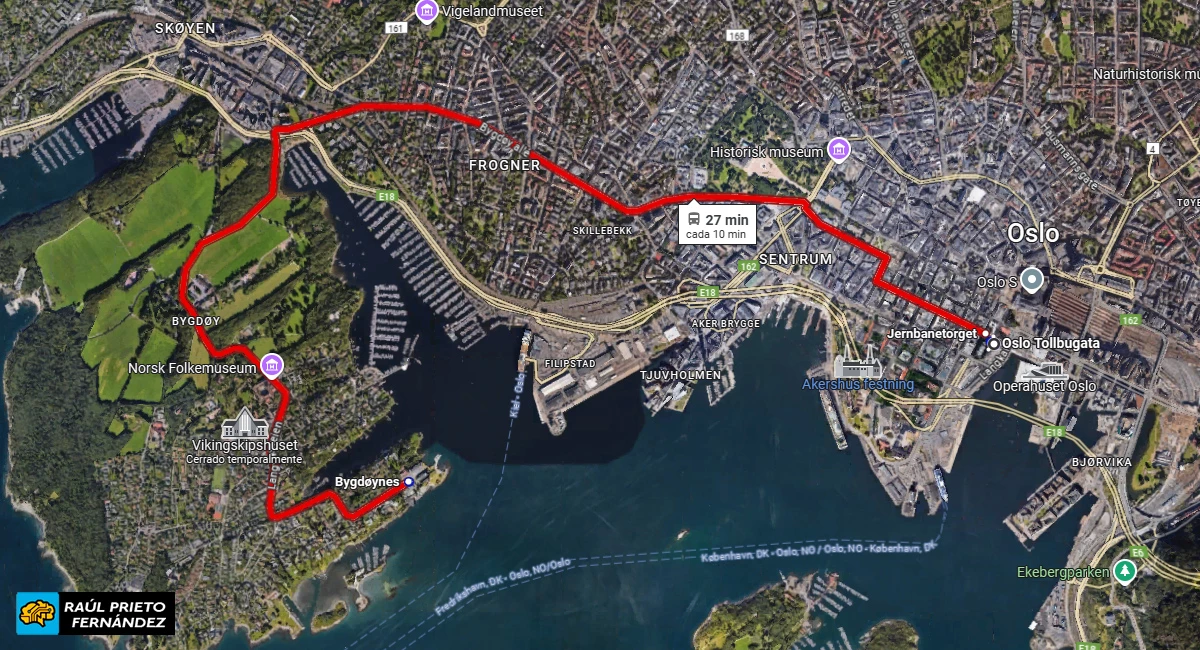 Cómo llegar a la isla de los museos en Oslo