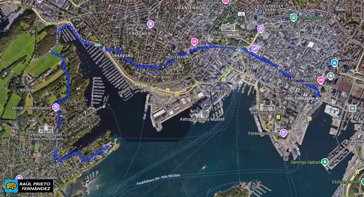 Cómo llegar a la isla de los museos en Oslo