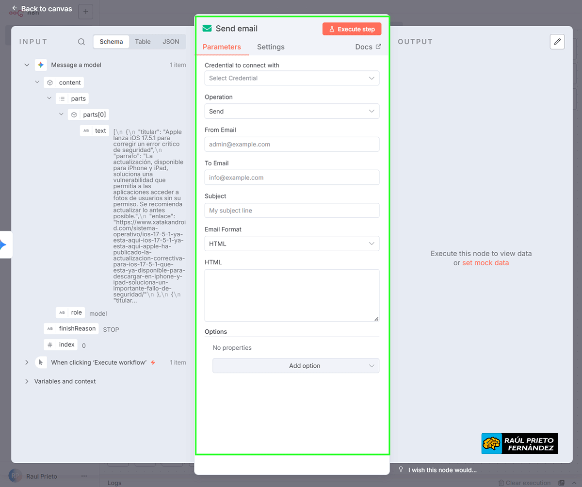 Workflow N8N e Inteligencia Artificial