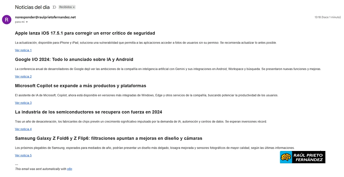 Workflow N8N e Inteligencia Artificial