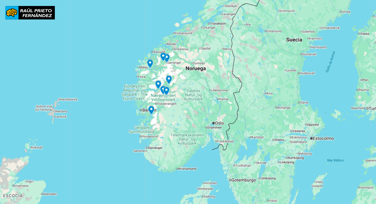 Los mejores fiordos del centro y sur de Noruega