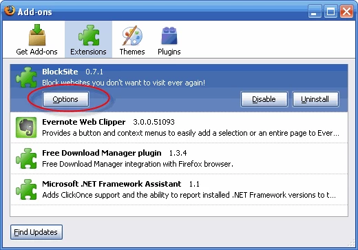 Bloquear AEDE Bloquear AEDE