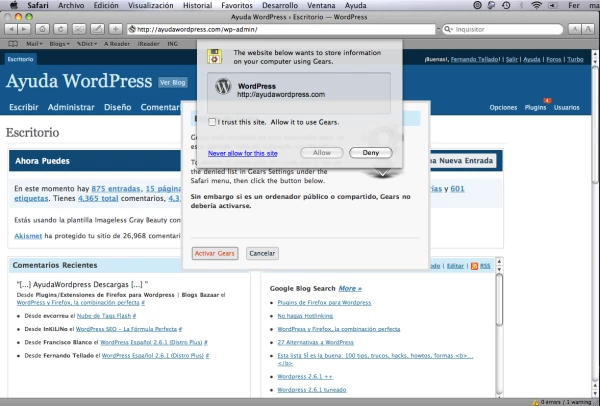 Bloquear AEDE Bloquear AEDE