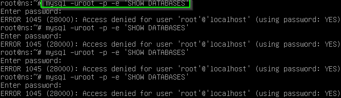 Recuperar Contraseña root MySQL