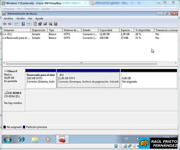 Redimensionar discos en VirtualBox