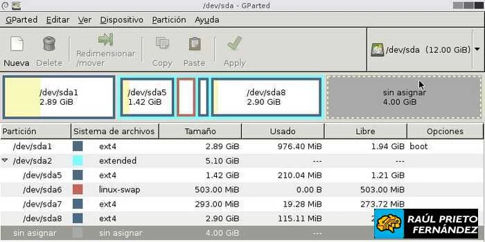Redimensionar discos en VirtualBox