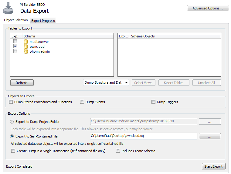 Export & Import Workbench