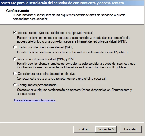 Servidor VPN PPTP Windows 2008r2