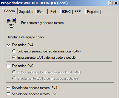 Servidor VPN PPTP Windows 2008r2