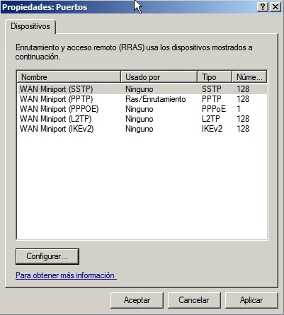 Servidor VPN PPTP Windows 2008r2