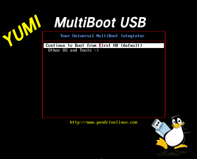 USB Booteable