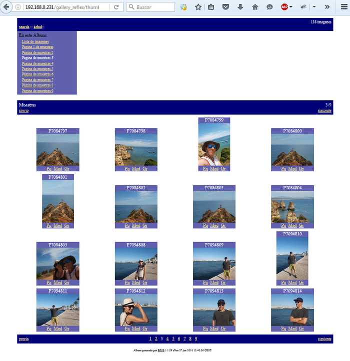 Galeria HTML