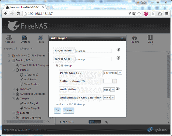 FreeNAS iSCSI