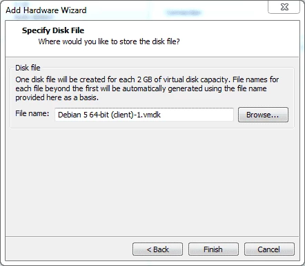Disco nuevo VMware en caliente