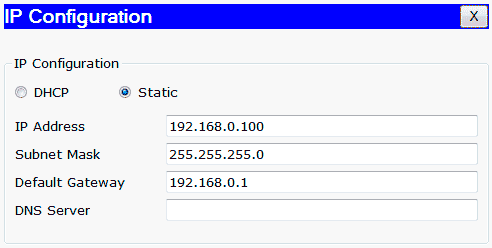 Enrutamiento estático Packet Tracer