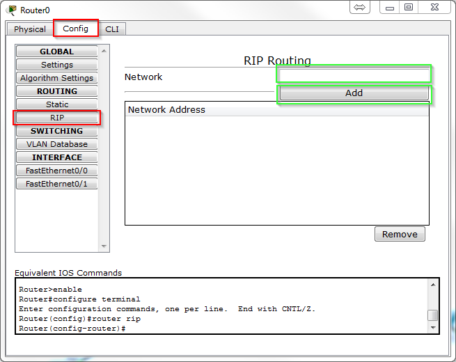 Enrutamiento dinámico RIPv2 Packet Tracer