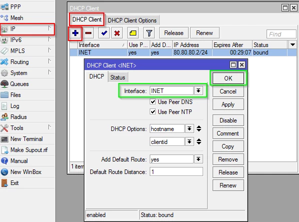 Compartir Internet con Mikrotik RouterOS