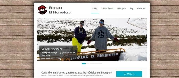 ▷ Nueva Web Ecopark El Morredero