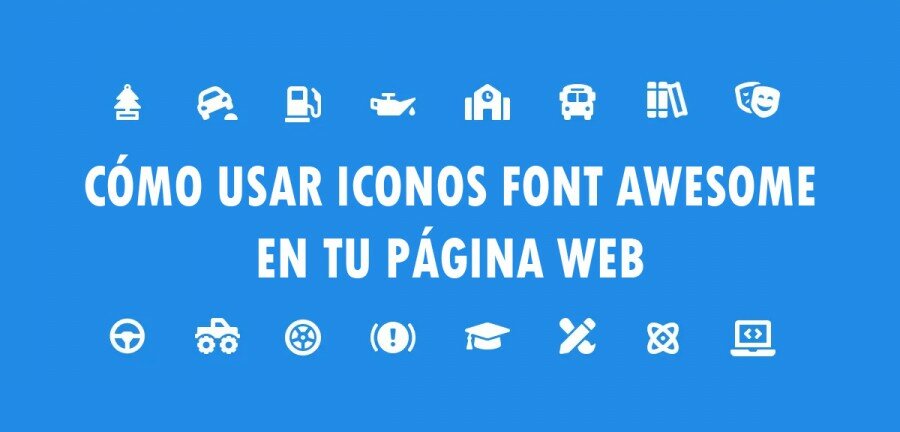 Cómo usar iconos Font Awesome en tu Página Web