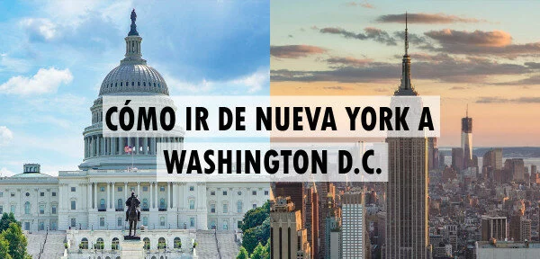 ▷ Cómo ir de Nueva York a Washington D.C.