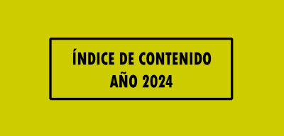 ▷ Índice de contenido Año 2024