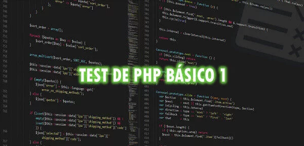 ▷ Test de PHP básico 1